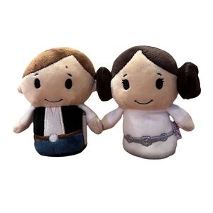 Hallmark Star Wars Itty Bittys Princess Leia Han Solo Toys Plush
